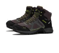 Hi-Tec Mens V-Lite Psych Mid Waterproof Boots (Dark Grey/Lime)-8 Dark Grey / Lime