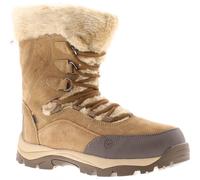 Hi-Tec Womens Walking Boots Moritz Waterproof 200 Suede Leather Lace Up brown - Size UK 7
