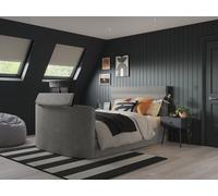 Hi TV Bed Frame - Voice Activated Super King Grey