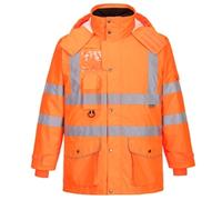 Hi-Vis 7-in-1 Traffic Jacket RIS (Orange) Medium