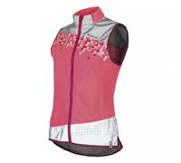 WOWOW - Ladies Amy Pink Hi Vis Reflective Breathable Cycling Vest