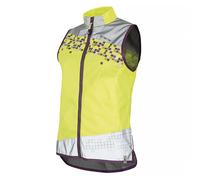 Hi Vis Cycling Vest WOWOW Amy Yellow Commuting Low Light 360 Visibility