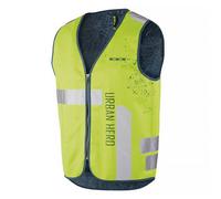 Hi Vis Cycling Vest WOWOW Urban Hero Green Commuting Gilet with Extended Back