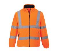 Hi Vis Mesh Lined Fleece Jacket Rail RIS 3279 Portwest F300