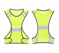 Hi Vis Running Vest, High Visibility Reflective Gear Safety Vest | Lightweight Breathable Adjustable Reflective Running Vest for Men Women Cycling Jogging Walking