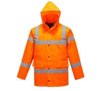 Hi Vis Traffic Jacket Portwest S460 Safety Orange Reflective Large Waterproof