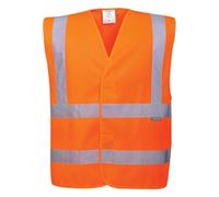 Hi-Vis Two Band & Brace Vest (Orange) XX3X