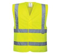 Hi-Vis Two Band & Brace Vest (Yellow) XX3X