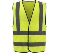 Hi Vis Vest Pack of 2 - High Visibility Safety Waistcoat with Reflective Strips - EN ISO 20471 Certified Workwear for Contractors, Security & PPE - Lightweight & Durable Work Vest (Yellow XL)