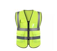 Hi Vis Vests, Vest Zip Front 3XL For Warehouse Emergency Personnel Road