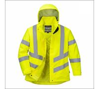 Hi-Vis Women's Winter JacketWaterproof Hooded Jacket Winter Safety Workwear LW74