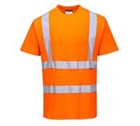 Hi Visibility Crew Neck Tee-Shirt Short Sleeved Tee RIS Portwest S170