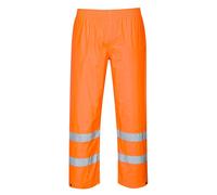 Hi Visibility Safety Work Trousers Mens Elasticated High Vis Visibility Pants