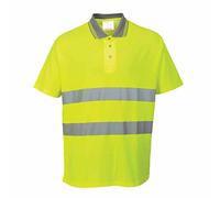 HI Viz Cotton Comfort Short Sleeve Polo Shirt Ris 3279 Portwest S171