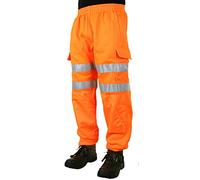 HI VIZ JOGGING BOTTOMS ORANGE S