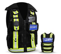Hi Viz Security Tactical Vest Dog Handler Safety Enforcement CCTV Jackets Adults (Event Staff Badge)
