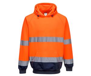 Hi Viz Two-Tone Hoody hooded Sweatshirt Ris 3279 Portwest B316