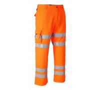 HI VIZ VIS 3 BAND COMBAT TROUSERS POLYCOTTON SAFETY WORKWEAR CARGO PANTS BOTTOM