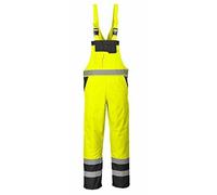 Hi Viz Waterproof Contrast Bib and Brace Unlined RIS 3279 Portwest S488