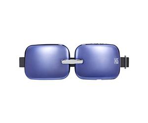 Hi5 E-10 Foldable Mini Wireless USB Eye Massager with Heat &Vibration, Lightweight Portable Travel Eye Therapy Massager, Aston Blue