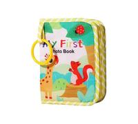 HiABsee Baby Photo Album Photo Book Holds 17 6x4 Photos Soft Cloth My First Photo Album for Baby Shower Party Forest Memory Album Newborn Boys Girls