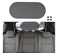 HIAHXC 1Pc Car Window Shades, Sun Protection Car Window Shade with 4 Suction Cups Multifunctional Mesh Car Sun Shade for Rear Windshield (Rear Windshield/1Pc)