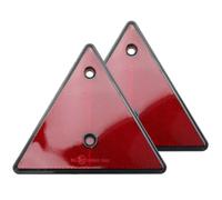 HIAHXC 2Pcs Red Triangle Reflectors High-Reflective Warning Triangles