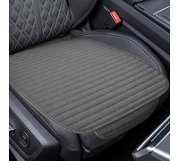 HIAHXC Universal Car Seat Cushion 60×49 cm, Non-Slip Breathable Front Seat Pad, Soft & Comfortable Driver Seat Cover for Car, SUV, Van, Truck,Modern Auto Seat Cushion for Cars Accessories (Grey)