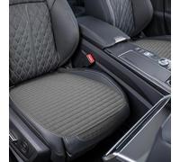 HIAHXC Universal Car Seat Cushion 60×49 cm, Non-Slip Breathable Front Seat Pad, Soft & Comfortable Driver Seat Cover for Car, SUV, Van, Truck,Modern Auto Seat Cushion for Cars Accessories (Grey x 2)