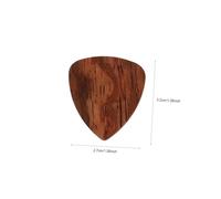 HIAKDOFT 1 Box Solid Wood Folk Electric Guitar Picks Wooden Plectrums for Beginners and Guitarists Boxed Kit Sturdy Natural Wood Material for Realistic Sound and Finger Protection