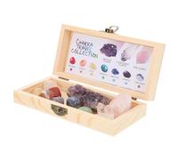 HIAKDOFT 1 Set Natural Crystal Specimens with Box Irregular Raw Quartz Stones for Collectors Geology Enthusiasts and DIY Projects Stunning Decorative Styling Stones for Home and Learning