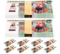 HIAKDOFT 10 Sets Chinese Paper Money for Sacrifice 5000 Yuan Large Denomination Ancestor Banknotes Burnable Funeral Offering Supplies for Qingming and Ghost Festivals