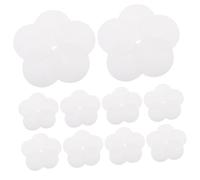 HIAKDOFT 100 PCS Medium Flow Rate Qualitative Discs Filter Paper White Pack for Chemistry Applications Laboratory Use