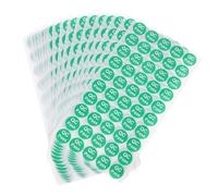 HIAKDOFT 1000pcs Round Pass Inspection Labels Self-Adhesive Quality Control Stickers for Warehouse Product Identification Non-Residue Adhesive Stickers