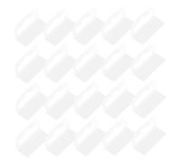 HIAKDOFT 100pcs Clear Self-Adhesive Hanging Tabs Transparent Sticky Hooks for Wall with Foldable Slot Hole Strong Hold No Damage Removal for Retail Displays and Home Organization