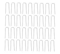 HIAKDOFT 100Pcs Galvanized Shaped Greening Pins Multi Purpose Alloy Fixing Pins for Garden Plants Floral Arrangement Wreath Making Durable Rust Resistant Craft Tools