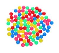 HIAKDOFT 100pcs Plastic Counting Balls for Preschool Educational Sorting Game Colorful Hollow Balls for Probability and Physics Experiments Classroom Use