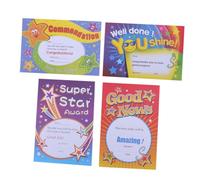 HIAKDOFT 100Pcs Student Award Certificates Commendation Paper for Classroom Academic Camp Graduation Attendance Thickened School Supplies