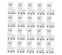 HIAKDOFT 100pcs Wooden Alpaca Animal Buttons DIY Craft Sewing Decorative Buttons for Clothes Hats Bags and Home Decor Natural Wood Material Texture