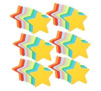 HIAKDOFT 108Pcs Colorful Star Paper Cutouts for DIY Crafts and Classroom Decoration Delicate Creative Paper Shapes for Party Walls Scrapbooking and Seasonal Displays