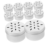 HIAKDOFT 10Pcs Aluminum Dog Scent Training Boxes with Lids for Nose Work and Odor Detection Safe Work Tool for Canine Scent Training and Behavior Enrichment