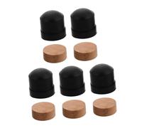 HIAKDOFT 10pcs Brass Instrument Repair Kit - Saxophone Trombone Trumpet Water Key Cork Pads, Rubber End Bumpers and Soft Support Cushions for Woodwind Brass Instruments