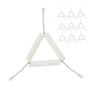 HIAKDOFT 10Pcs Clay Triangle Crucible Holder for Science Experiments Reusable Laboratory Equipment for Middle and High School Chemistry Environmental-friendly Teaching Supplies