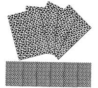 HIAKDOFT 10pcs Cow Pattern Wrapping Paper for Festive Per Pack for Diy Crafts Box Decoration and Flower Bouquet Packaging