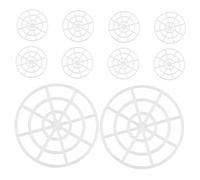 HIAKDOFT 10pcs Fermentation Mesh Vegetable Press Plates Φ7.9cm Kitchen Sauerkraut Peppers Press Home Brewing Tool for Pickling Jars and Vegetable Fermentation