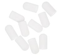 HIAKDOFT 10pcs Silicone Drumstick Head Protective Caps for Quiet Practice Drum Stick Mute Tips with Stable Fit Noise Reducing Drum Ends Accessories for Skill Enhancement