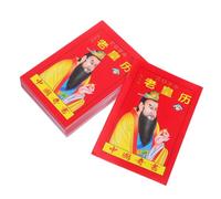 HIAKDOFT 10pcs Tearable Lunar Calendar Chinese Style Desk Planner with Solar Terms Traditional Almanac for Home Office School Use Horse Year Edition