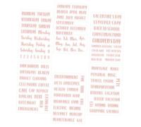 HIAKDOFT 117pcs Rose Gold Self-Adhesive Budget Stickers for Cash Envelope Labels Compact Multi-Function Classifying Decals for Money Management Portable Label for Family and Friends