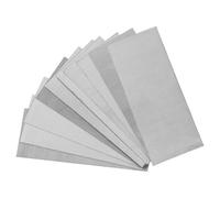 HIAKDOFT 12 Pieces Pure Zinc Anode Plates 5x2cm Zinc Copper Sheets for Electroplating, Galvanizing, and Fruit Battery Science Experiments Industrial Metal Sheets