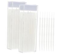 HIAKDOFT 120pieces Portable Household Interdental Brush Daily Use Cleaners for Teeth Care High Polymer Material for Family Sharing